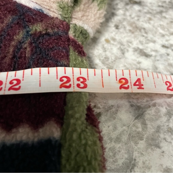 Nick & Sarah Vintage Cottagecore Fleece Zip jacket Women’s Large 90s - Picture 10 of 11